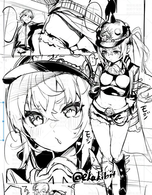 ルーシー試し描き 