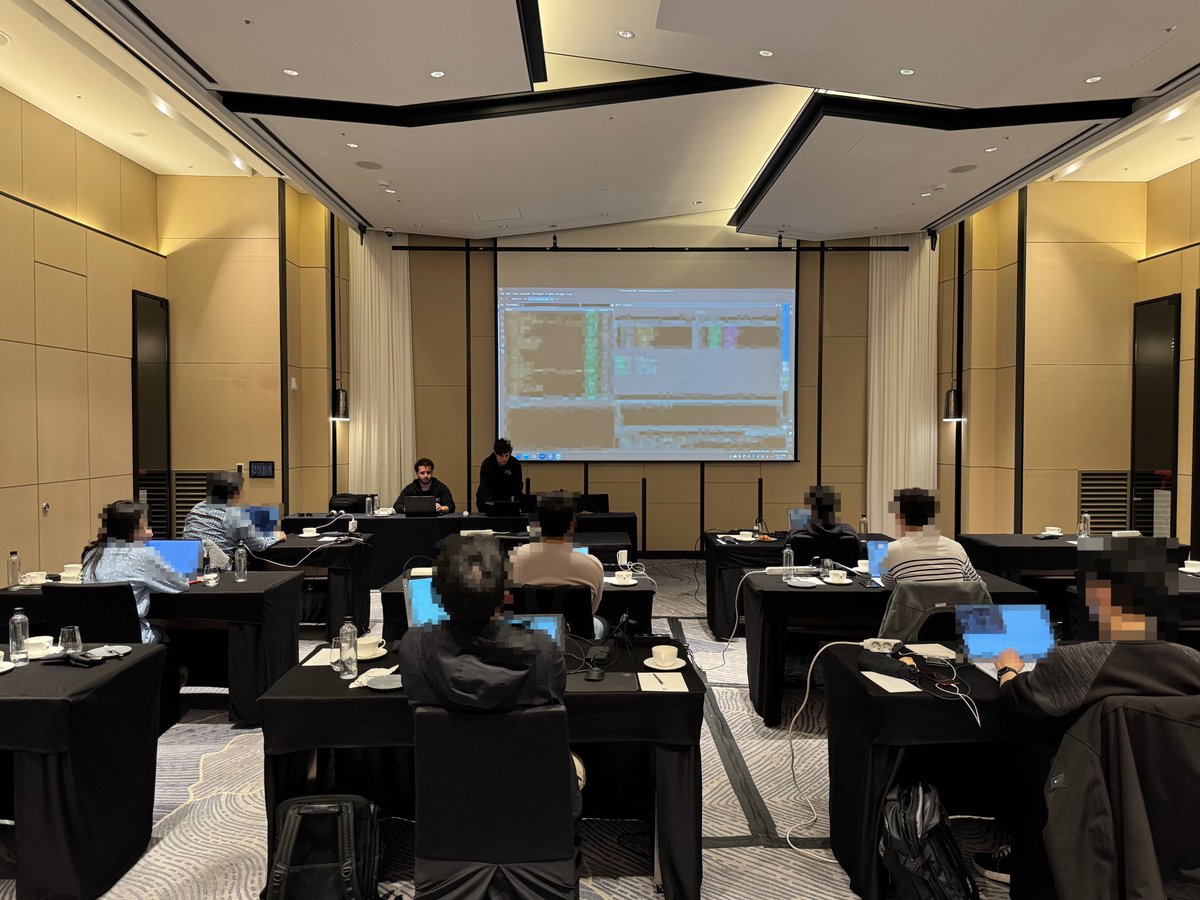 #Zer0Con2025 is getting closer, and the training sessions are going very smoothly.

👥 Nabih Benazzouz(<a href="/Raefko/">Nabih</a>) &amp; Kylian Boulard De Pouqueville(<a href="/0xKylm/">Kylm</a>), “Fuzzing Windows Userland Applications” from <a href="/FuzzingLabs/">FuzzingLabs</a>