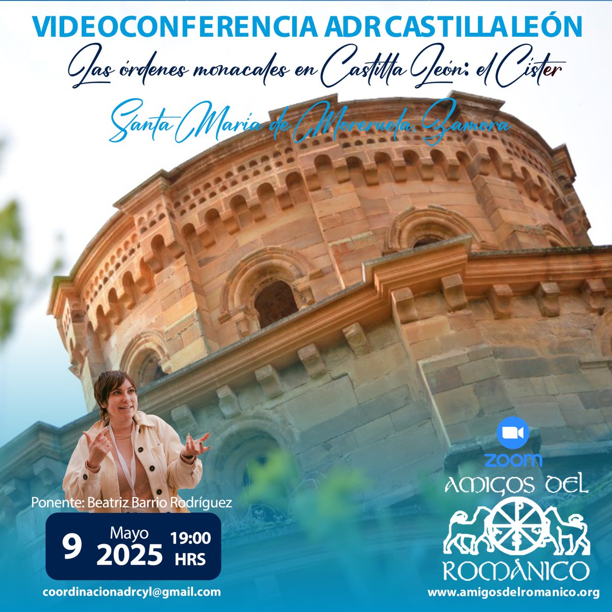 Amigos del Románico (@amigosromanico) on Twitter photo 📅 El 9 de mayo a las 🕖 19:00 h, AdR Castilla y León organiza una videoconferencia exclusiva para socios:
🧱 "Las órdenes monacales en Castilla y León: el Císter"
📍 Enfocada en Santa María de Moreruela
🎙️ Con <a href="/BeaBarrio/">Bea Barrio Rodriguez</a>
💻 A través de Zoom
#Románico #Císter #Moreruela #AdR 📅 El 9 de mayo a las 🕖 19:00 h, AdR Castilla y León organiza una videoconferencia exclusiva para socios:
🧱 "Las órdenes monacales en Castilla y León: el Císter"
📍 Enfocada en Santa María de Moreruela
🎙️ Con <a href="/BeaBarrio/">Bea Barrio Rodriguez</a>
💻 A través de Zoom
#Románico #Císter #Moreruela #AdR