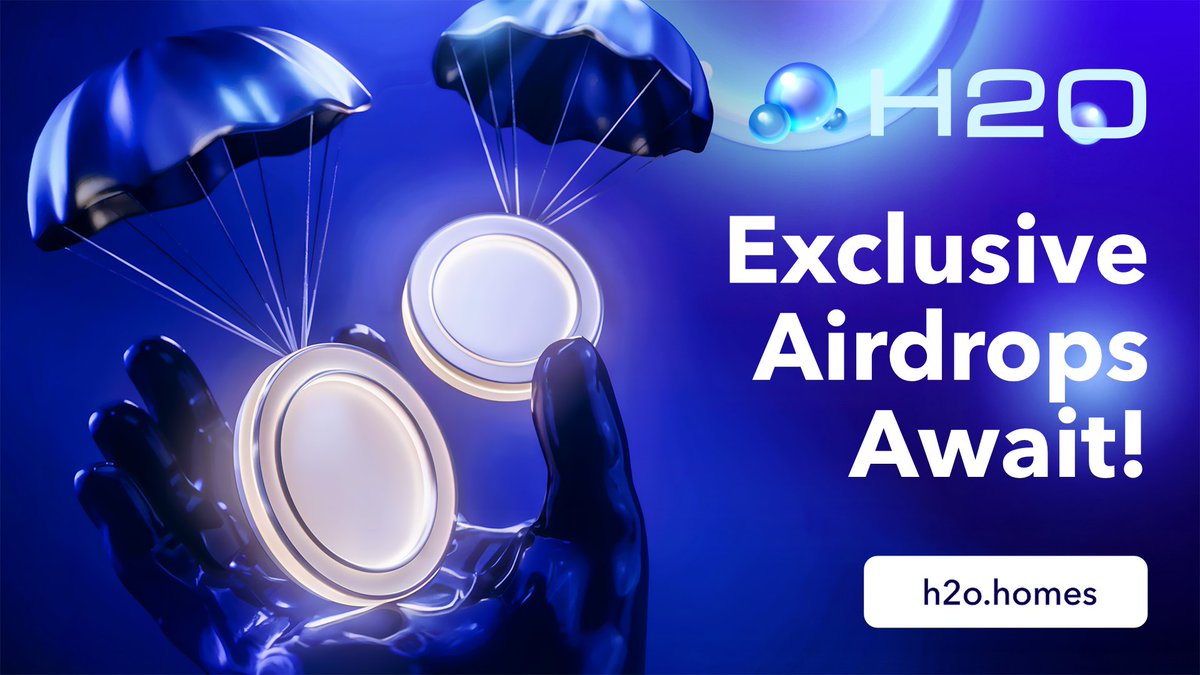 🎁 Exclusive Airdrops Await!

🔥 #H2ODAO holders unlock premium airdrops before the public!

🚀 Early access = first dibs on valuable partnerships &amp; projects. Stay ahead of the game with $H2O! 🌊💎