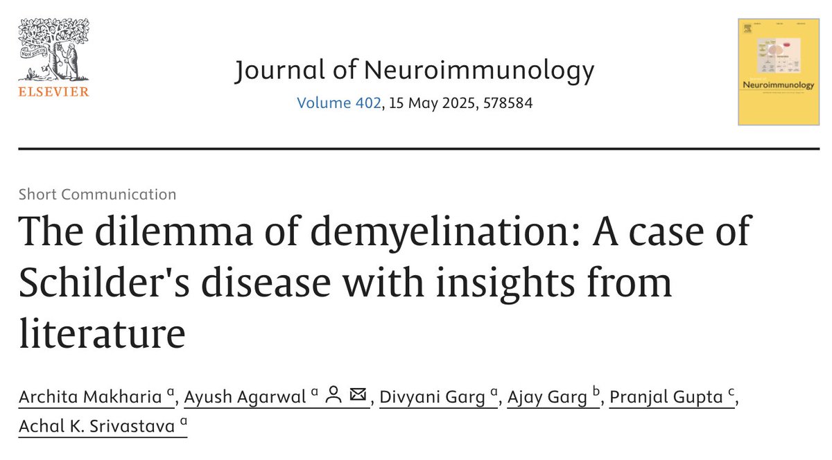 Ayush A (@drayushagarwal) on Twitter photo Do not forget Schilder's disease as a differential diagnosis in a patient with CNS demyelination. Read more: doi.org/10.1016/j.jneu… <a href="/Divyani_Garg/">Divyani</a> <a href="/Pranjal_Dexter/">Pranjal</a> <a href="/achalaiims/">Achal Srivastava</a> <a href="/aiims_newdelhi/">AIIMS, New Delhi 🇮🇳</a> <a href="/JournalofNeuro1/">Journal of Neuroimmunology</a> Do not forget Schilder's disease as a differential diagnosis in a patient with CNS demyelination. Read more: doi.org/10.1016/j.jneu… <a href="/Divyani_Garg/">Divyani</a> <a href="/Pranjal_Dexter/">Pranjal</a> <a href="/achalaiims/">Achal Srivastava</a> <a href="/aiims_newdelhi/">AIIMS, New Delhi 🇮🇳</a> <a href="/JournalofNeuro1/">Journal of Neuroimmunology</a>