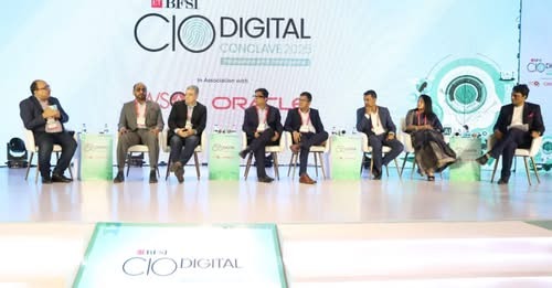 ETBFSI's tweet image. At the ETBFSI CIO Digital Conclave, technology leaders from BFSI shared insights on the evolving role of AI, cybersecurity, and customer-centric innovation.

Watch now: bfsi.economictimes.indiatimes.com/videos/bfsi-te…

#ETBFSICIOConclave #Banking #FinancialServices #Technology #Innovation