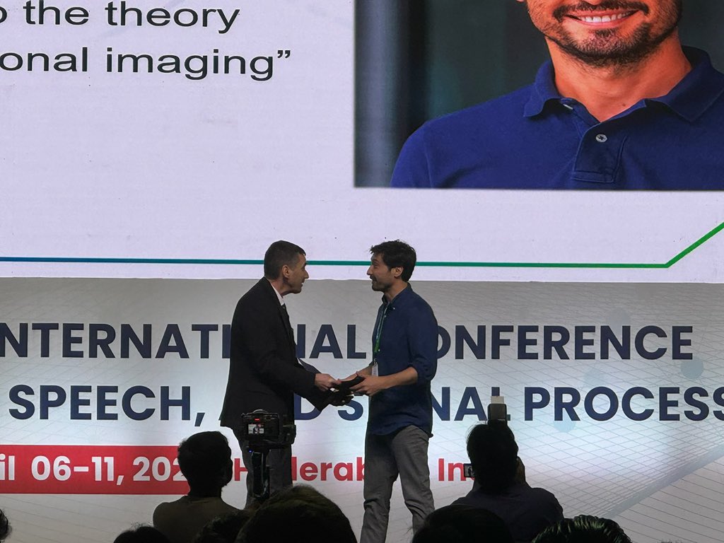 ukmlv's tweet image. Some photos from the #ICASSP Awards Ceremony. @IEEEsps @ieeeICASSP