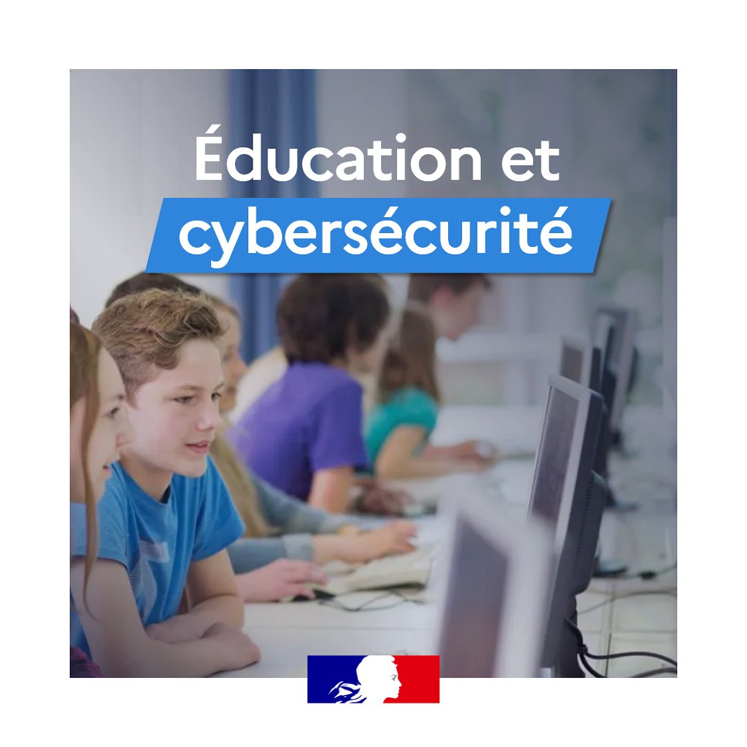 🛡 L'éducation à la #CyberSécurité se décline en trois axes : la sensibilisation, la formation, l’orientation et l’attractivité de la filière. 

Retrouvez une sélection de ressources pour se former et pour éduquer les élèves à la sécurité numérique ➡ eduscol.education.fr/3679/education…