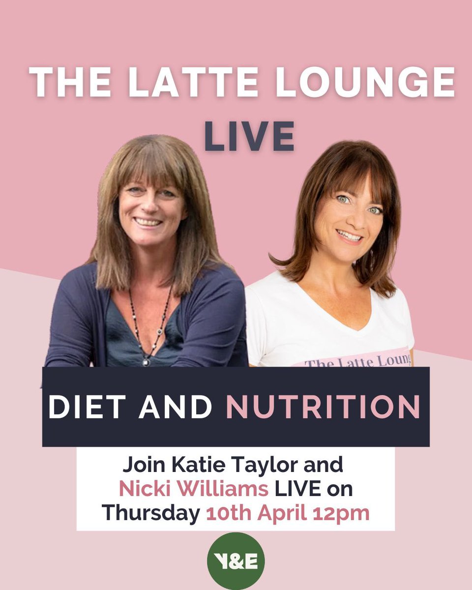 The Latte Lounge (@lounge_latte) on Twitter photo Join me & #menopausenutritionist #nickiwilliams for our 2nd free, to attend, Latte Lounge Live show thx to our sponsors <a href="/YouthAndEarth/">Youth & Earth Anti-Aging Supplements</a> for making this series possible. Join our FB group community to ask your #midlifenutrition questions Thursday 12pm :
facebook.com/share/g/16HWYn… Join me & #menopausenutritionist #nickiwilliams for our 2nd free, to attend, Latte Lounge Live show thx to our sponsors <a href="/YouthAndEarth/">Youth & Earth Anti-Aging Supplements</a> for making this series possible. Join our FB group community to ask your #midlifenutrition questions Thursday 12pm :
facebook.com/share/g/16HWYn…