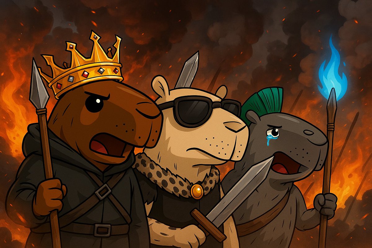 CuddlyCapybaras's tweet photo. We’re gearing up to defend $S from incoming tariffs.
When there’s blood in the streets, the bold don’t run — they buy.

HODL strong. https://t.co/3UrklgldNQ