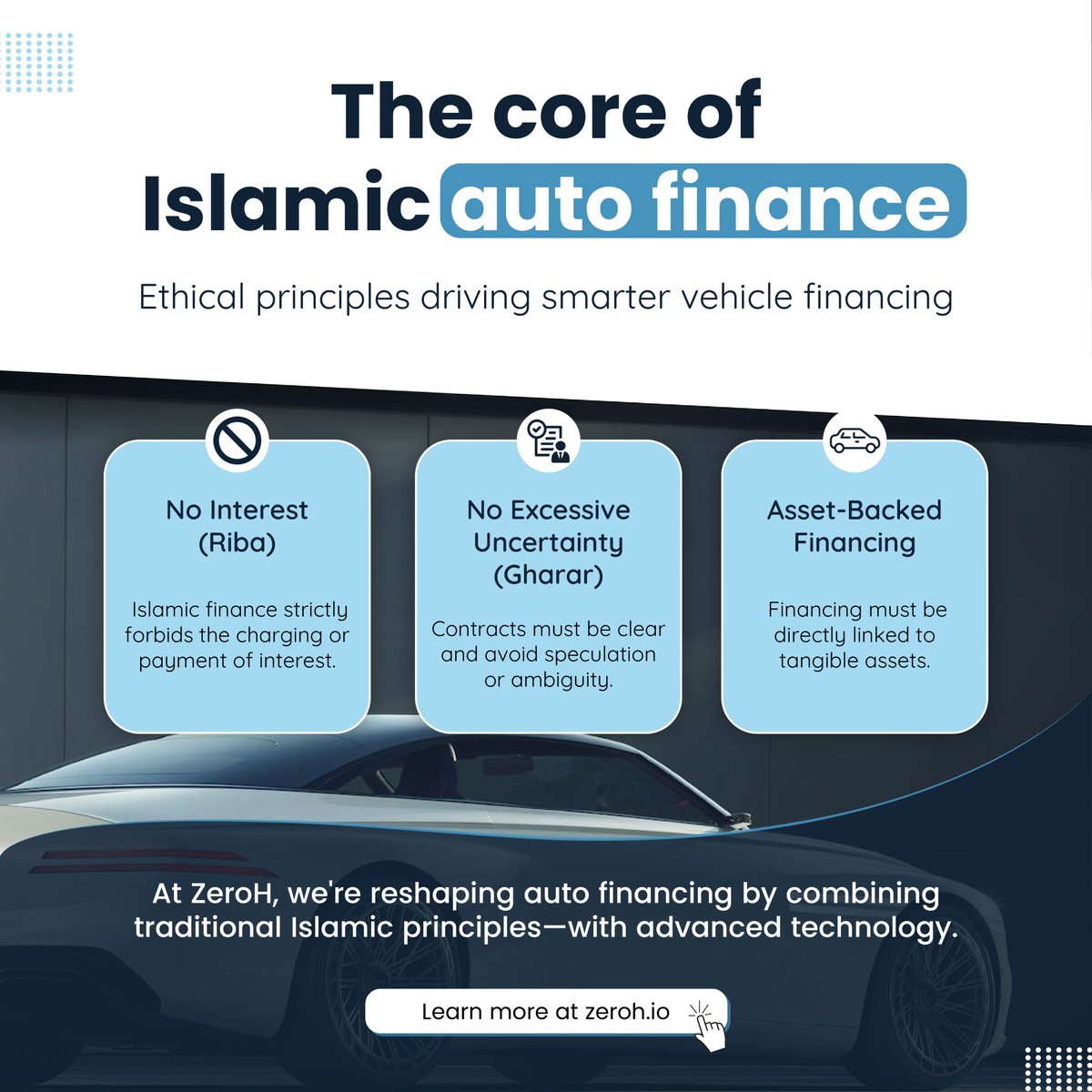 Join us in discovering how ethical design creates commercial advantage in today's automotive financing landscape 👉 zeroh.io

#IslamicFinance #AutoFinance #ShariahCompliant #Innovation #Fintech #DigitalTransformation #ZeroH