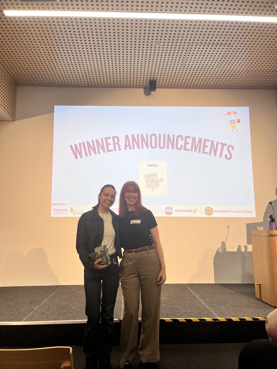 AdelaideProtein's tweet image. 🧬A huge thank you to all the service providers who showcased their cutting-edge technologies at our Pep(tide) Talk Networking Night! 🧪✨

Your presence made the night a great success!

🎉And a big shoutout to our BINGO winner — congrats!