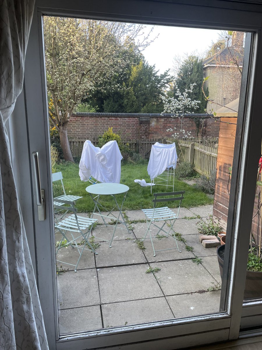 The garden’s haunted again.