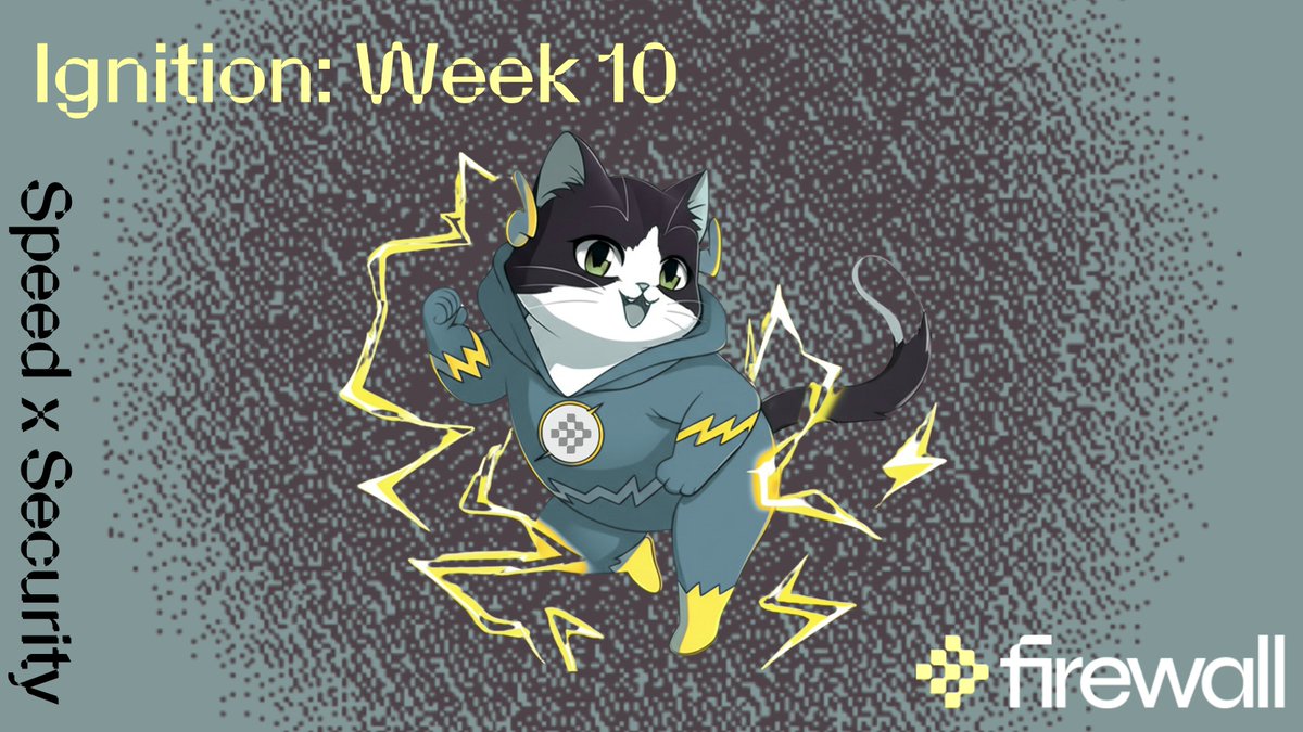 📢 Chains continue to focus on speed in the name of "user experience". Aren't you glad your $$ got stolen in 500ms instead of 2 seconds?

Users deserve better. This is why we Speed x Security. They deserve Safe Blockspace ✨

Enter Week 10 of our Ignition Sparks Campaign below: