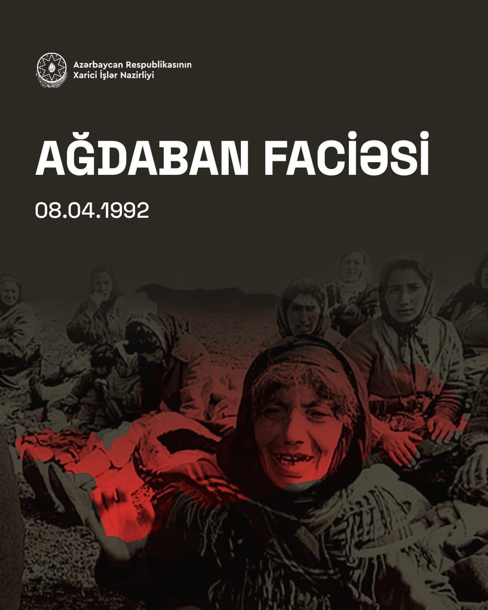 Ermənistan tərəfindən Azərbaycanlılara qarşı törədilmiş dəhşətli cinayətlərdən biri olan Ağdaban qətliamından 33 il ötür.

1992-ci ildə 130 evdən ibarət Ağdaban kəndi erməni silahlı birləşmələri tərəfindən yerlə yeksan edilərək tamamilə məhv edilib, 779 nəfər kənd sakini