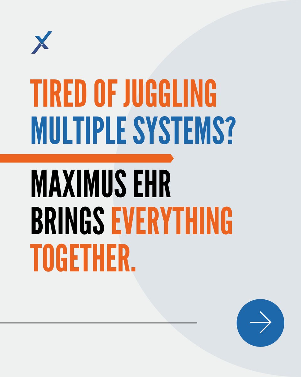 MaxRemind's tweet image. Say goodbye to system overload and hello to simplicity!👋💻
MaximusEHR unifies your entire workflow—from scheduling to billing. 🩺❤️

#EHR #EHRsolutions #HealthcareSimplified #MedicalTechnology #PracticeManagement #DigitalHeal