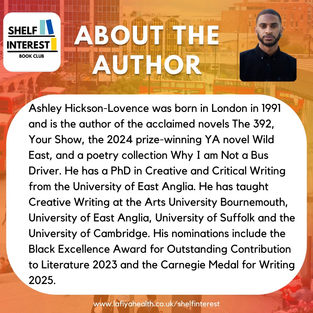We’re getting stuck into “The 392” this month! 📕

As a TfL loyalist, this is a bit of me!

Grab your copy and join us to grab a meal and discuss this phenomenal read with the author, Ashley Hickson-Lovence!

📆 6.30pm Thurs 17th April
📍 Stratford

🎟️: lafiyahealth.co.uk/event-details/…