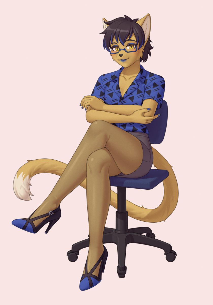 "Office business kitty boi"
Commission for <a href="/LeoZentos/">Leo (chingu) Zentos</a>