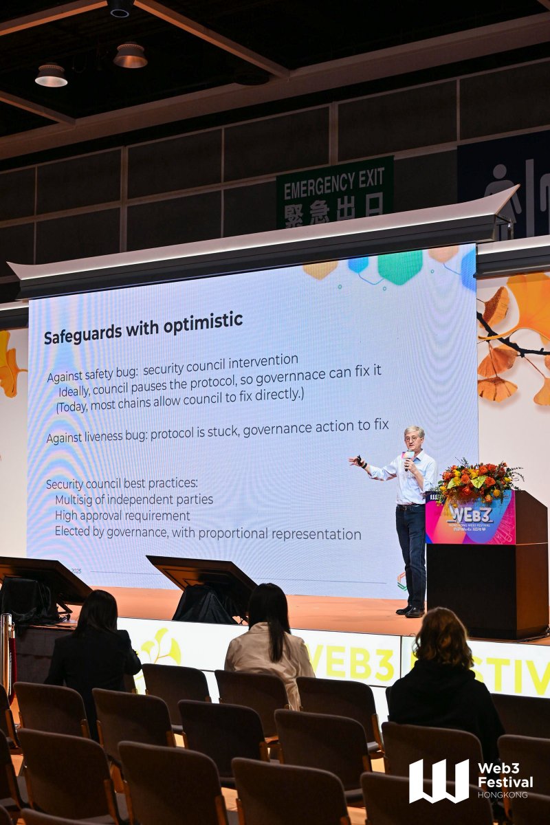 DRK_Lab's tweet image. 🎓Ed Felten @EdFelten, Co-Founder & Chief Scientist of
@OffchainLabs, is giving a speech on "Next-generation Proving for L2s" at #WSC2025.
🗓️Apr 8, 2025 | 09:30-17:30
📍STAGE 2, HK WEB3 FESTIVAL
🔗Livestream: youtube.com/watch?v=PG5fw6…
#WSC2025 #Web3Festival #HK