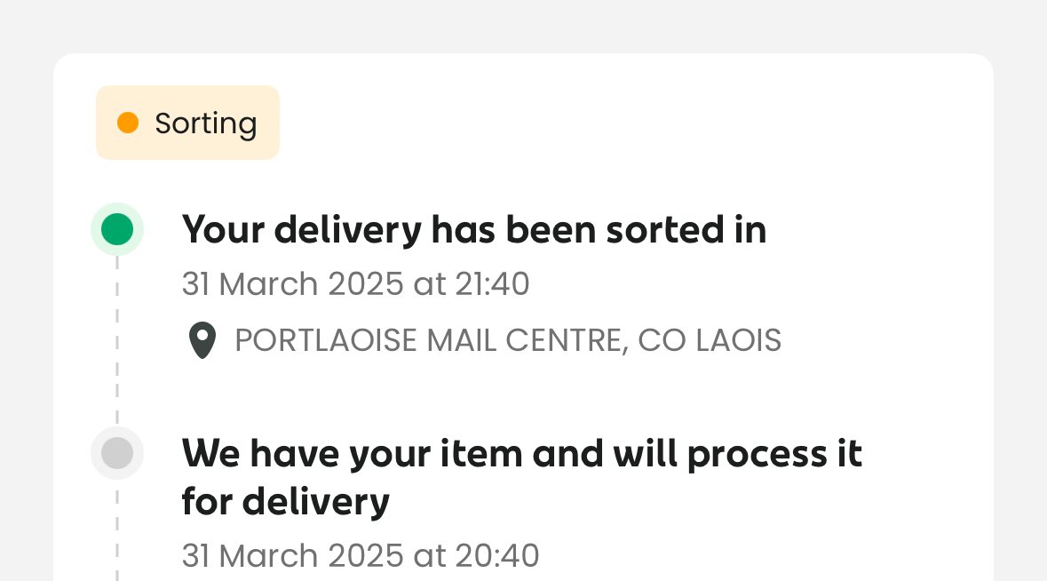 CalamityJane85's tweet photo. @Postvox package sitting here over a week now, I received a text to say it would be delivered the next working day and it still hasn’t shifted??? https://t.co/O4R7gmfkIs