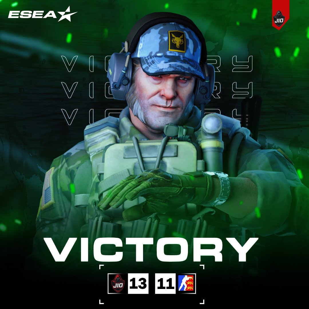 ✅ Match Result – ESEA OPEN | Season 53
🆚 J10 vs CS2 Rouen
📆 07.04.2024
📍 Final Score: 13-11 🏆
Solid performance across the board — GGs to our opponents.
We’re staying focused and moving forward.
🫡 On to the next.
#ESEA #CS2 #MatchResult #J10 #GGWP