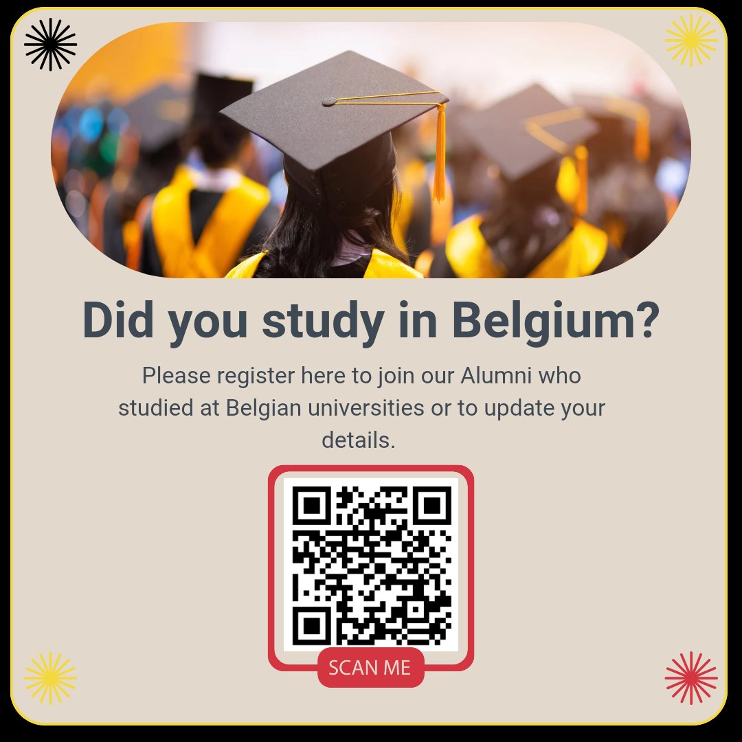 🇹🇿📚🇧🇪 We are updating our alumni directory and would love to reconnect with all of you! Whether you’ve just graduated or it’s been a while since you studied at a Belgian university, we want to hear from you!
👇 forms.office.com/e/P2MCjm2cBa