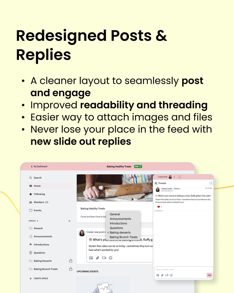 🔔 New on Thinkific: Introducing the Weekly Digest &amp; Redesigned Posts and Replies

Community is more important than ever before and keeping your learners engaged and coming back is easier than ever with these highly anticipated updates:

✨ Keep your community members up to date