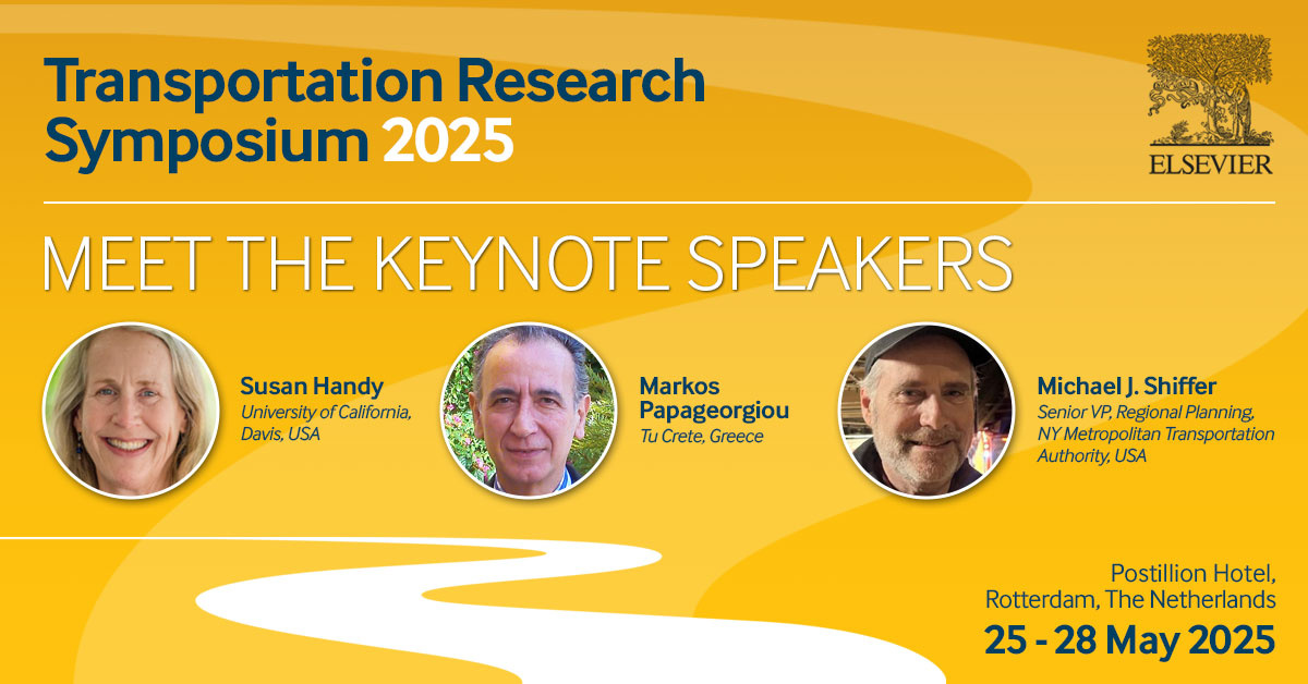 Meet the Keynote Speakers who will be presenting at the Transportation Research Symposium 2025, 25-28 May 2025, Postillion Hotel, Rotterdam, The Netherlands. 
Register here: spkl.io/6019ftFql
#transportationresearch2025