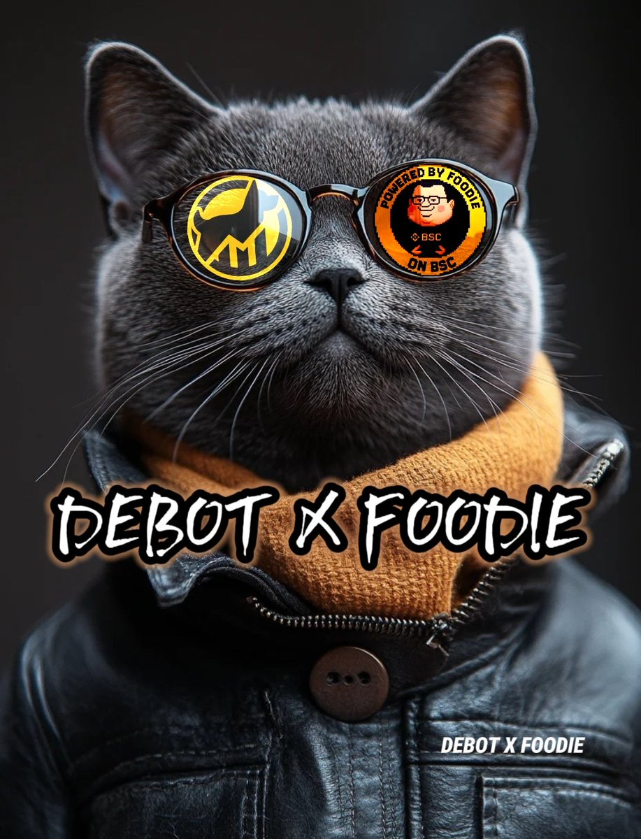 MileyMiley1123's tweet image. 🎉 大新闻来啦！
$Foodie 项目正式与 DeBot 携手合作！🚀 @Diting188 

 $Foodie 邀请大家通过下方链接注册DeBot进行链上交易，体验更便捷的操作方式！👇  

$Foodie项目方的所有返佣收入将定期透明公示📊，并100%用于 $Foodie…