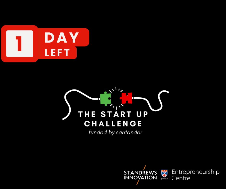 🚨 LAST CHANCE TO APPLY! 🚨

🔹 For St Andrews students &amp; recent grads (within 2 years)
🔹 Prizes: Up to £1,000 in grant funding – or £5,000 for exceptional cases

Shortlisted finalists pitch on April 16th – don’t miss out! Submit now. 

Submit here - ow.ly/PCZP50VttpO