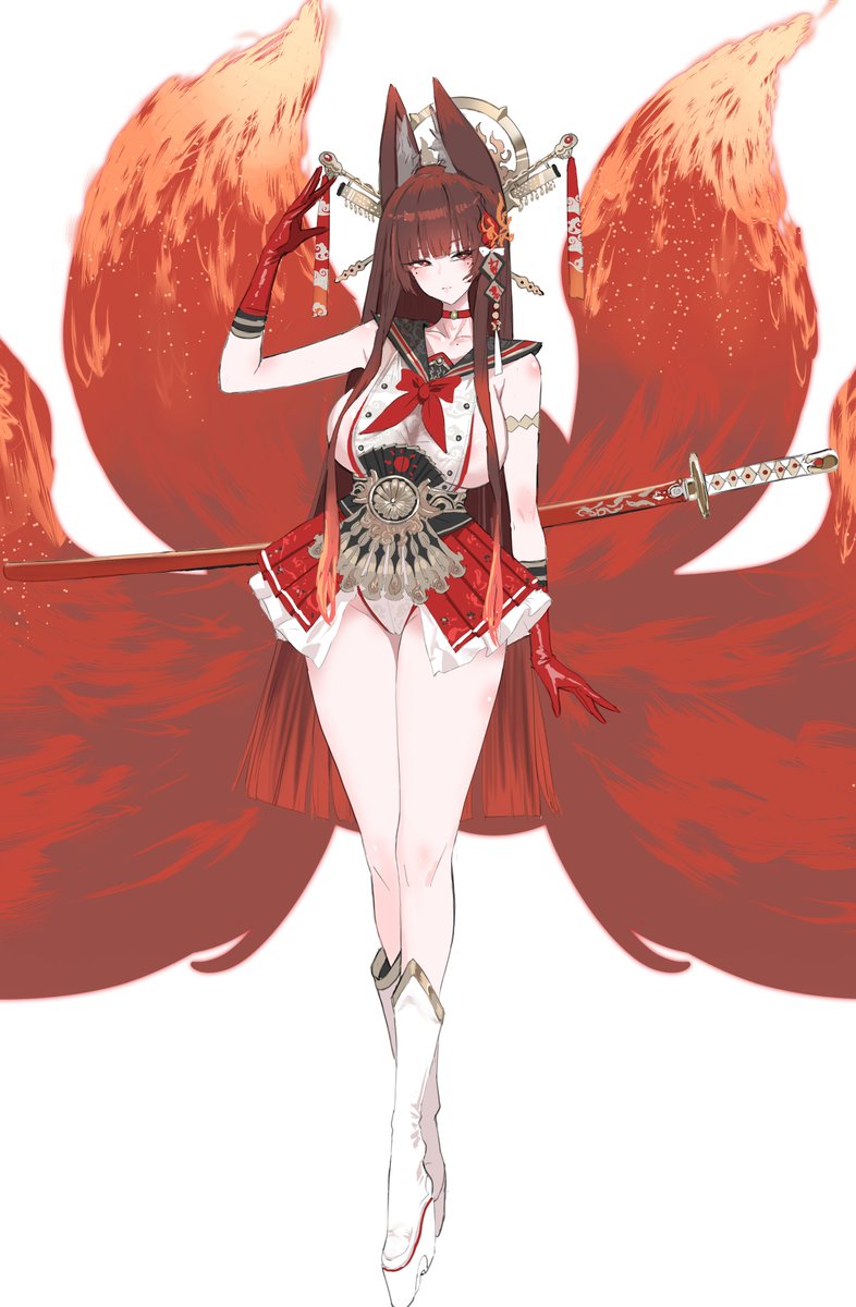 「Yamato - 4.0 #アズールレーン 」|DISHのイラスト