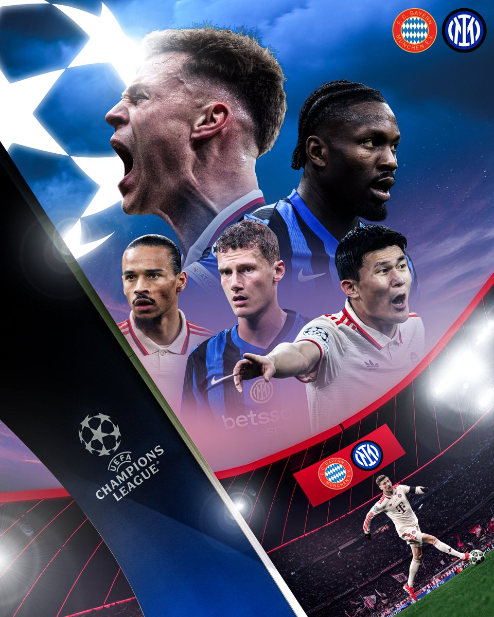 💫 𝑻𝑯𝑬 𝑪𝑯𝑨𝑴𝑷𝑰𝑶𝑶𝑶𝑶𝑵𝑺 🎶

In 𝒖𝒏𝒔𝒆𝒓𝒆𝒎 Stadion mit 𝒖𝒏𝒔𝒆𝒓𝒆𝒏 Fans 𝒖𝒏𝒔𝒆𝒓𝒆𝒎 gemeinsamen Traum einen weiteren Schritt näher kommen... #OurWayHoam 👊

#PACKMAS heute zusammen gegen Inter Mailand 💪
#FCBINTER #FCBayern