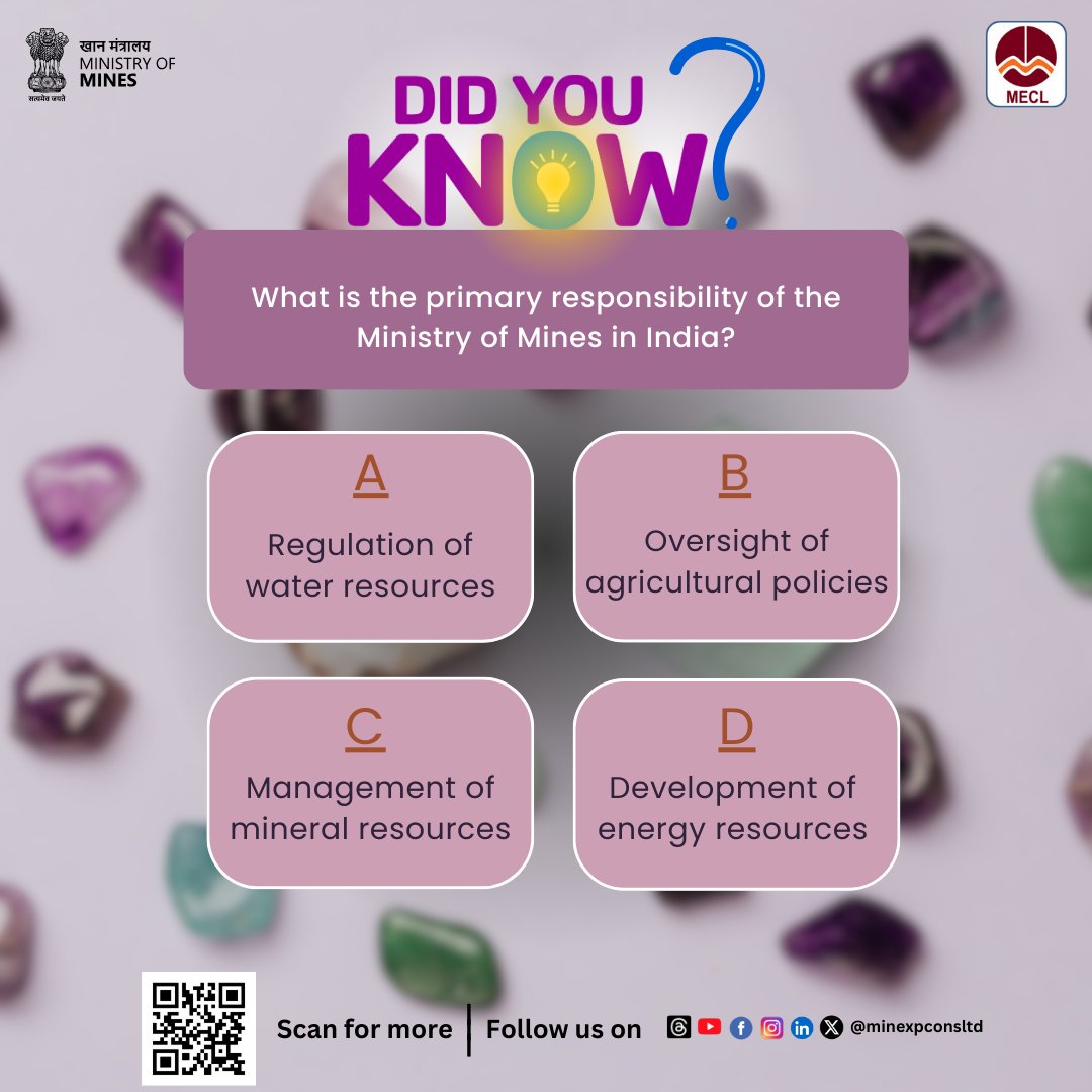 minexpconsltd's tweet image. The correct answer to our last quiz is A. Chota Nagpur Plateau! A big congratulations to everyone who answered correctly!
Ready for the next challenge? Let’s dive into another round of exciting questions! #QuizTime #BrainTeaser #KnowledgeChallenge #StaySharp #NextQuiz…