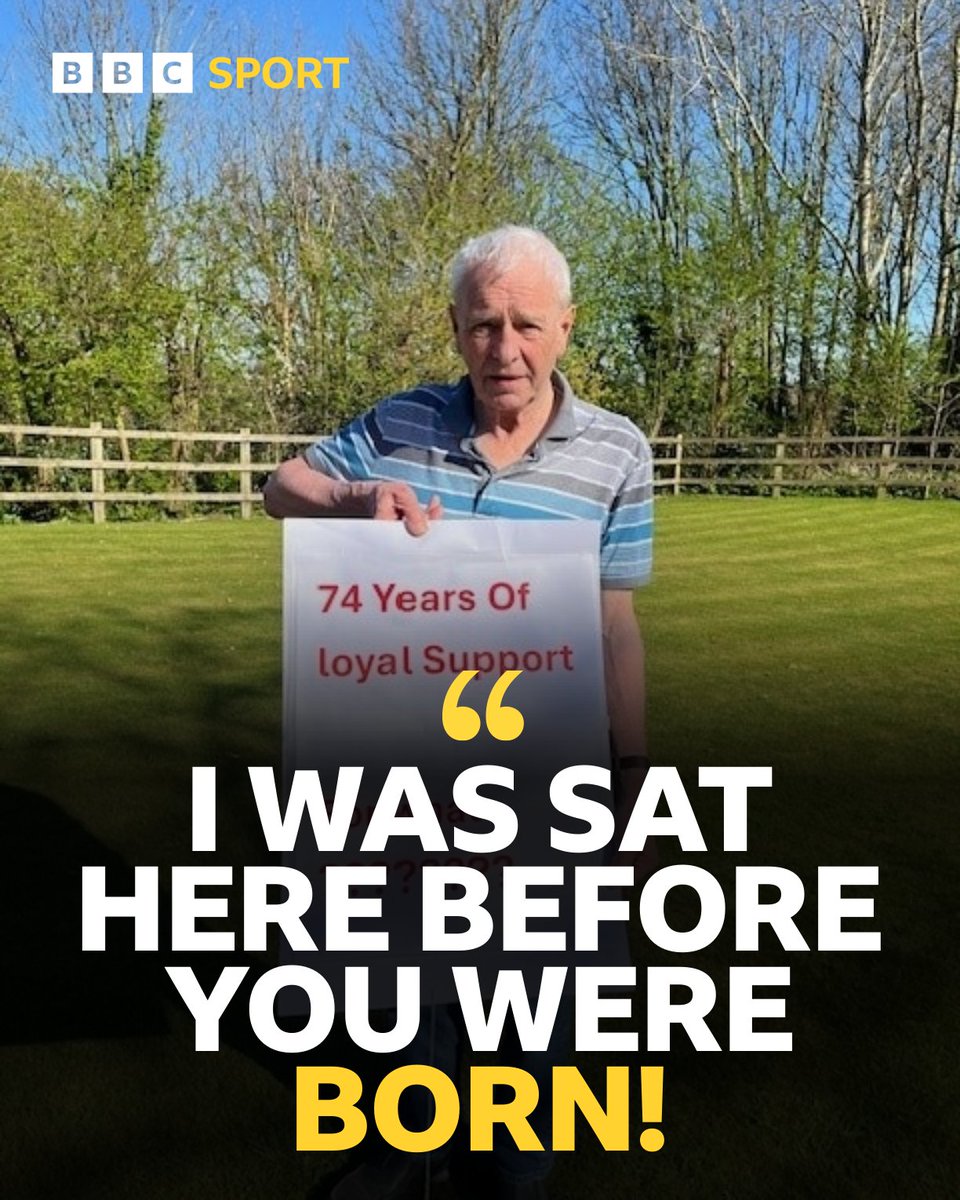 "74 years of loyal support - for what?" 🪧

An 81-year-old Manchester United fan is being forced to leave his season ticket seat so the club can make more money from it.