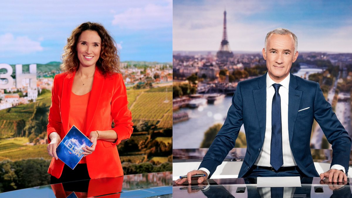 TF1 Pro (@tf1pro) on Twitter photo #Audiences <a href="/TF1/">TF1</a> <a href="/TF1Info/">TF1Info</a>
Large leadership des RDV de l’Information
#Le13H - <a href="/MSLacarrau/">Marie-Sophie Lacarrau</a>
📌4,4M Tvsp
✅43,7% PdA 4+
📈+2,1M Tvsp vs ppal concurrent
#Le20H - <a href="/GillesBouleau/">Gilles Bouleau</a>
📌5,1M Tvsp
✅27,9% PdA 4+
📈+1,2M Tvsp vs ppal concurrent #Audiences <a href="/TF1/">TF1</a> <a href="/TF1Info/">TF1Info</a>
Large leadership des RDV de l’Information
#Le13H - <a href="/MSLacarrau/">Marie-Sophie Lacarrau</a>
📌4,4M Tvsp
✅43,7% PdA 4+
📈+2,1M Tvsp vs ppal concurrent
#Le20H - <a href="/GillesBouleau/">Gilles Bouleau</a>
📌5,1M Tvsp
✅27,9% PdA 4+
📈+1,2M Tvsp vs ppal concurrent