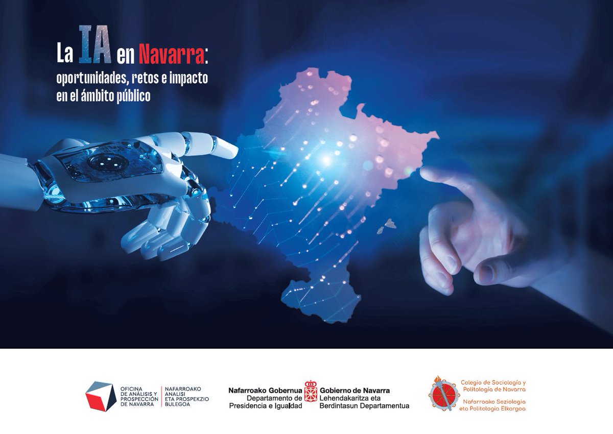 prospectiva_na's tweet photo. Segunda parte, "La IA en Navarra: oportunidades, retos e impacto en el ámbito público"

👉 Informe completo aquí: https://t.co/fqRYoiKsjw https://t.co/ZyqDdl9W5C