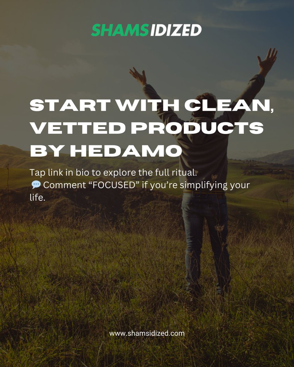 shamsidized's tweet image. Too many food choices? You&apos;re burning energy on the wrong decisions.
High-performers eat with intention.
Minimal diet = maximal clarity.
Bonus: it’s better for the planet.
#Shamsidized #MindfulLiving #PerformanceHacks #EatSmart