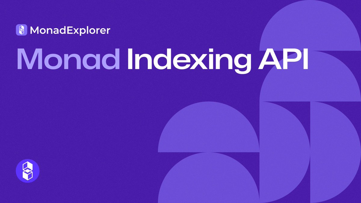 🚀 Excited to welcome everyone to try out the #Monad Indexing API!

💪 Let us know if you have any suggestions or feature requests—we’re here to support builders.  #BUIDL2025 

📃 docs.blockvision.org/reference/mona…