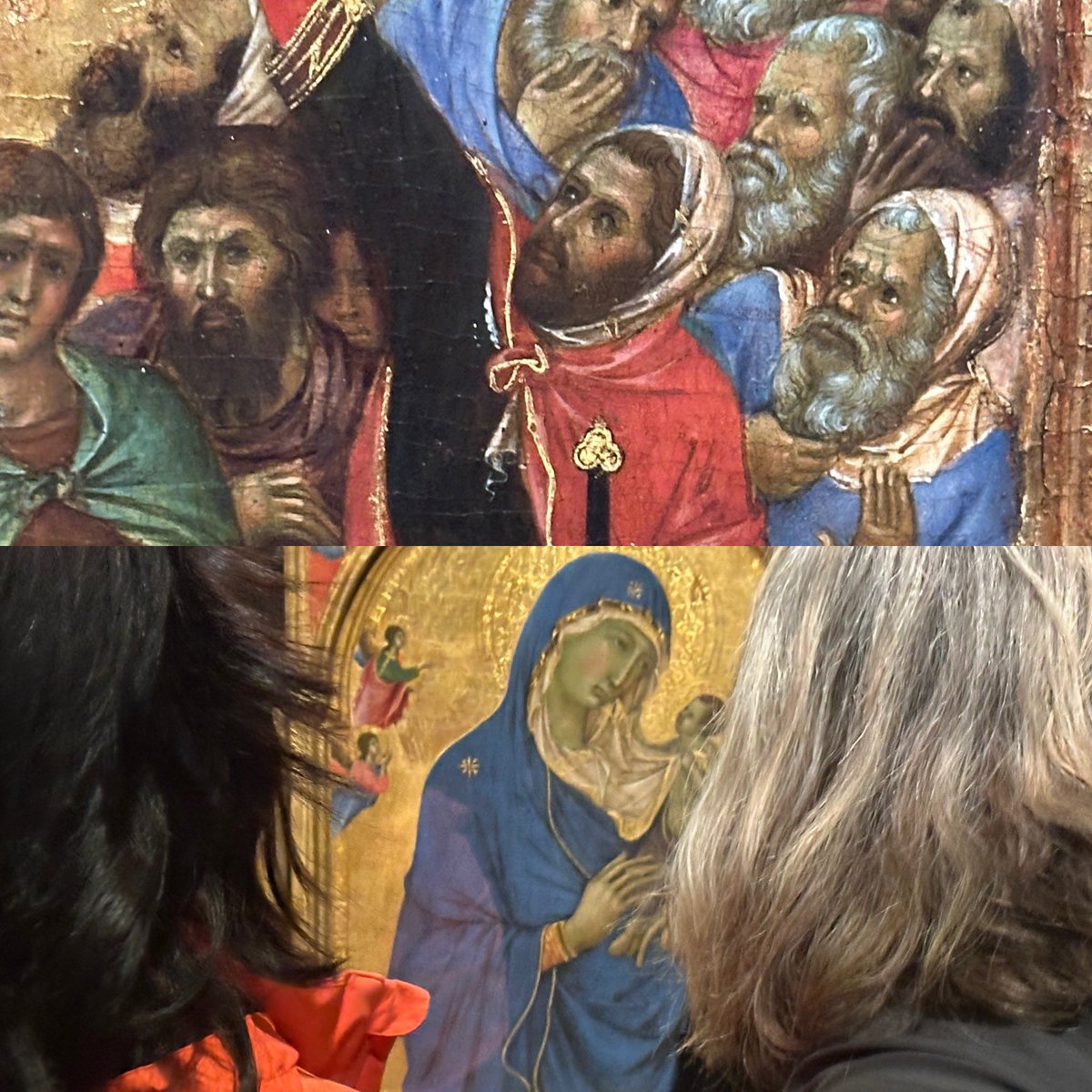 philipmould's tweet image. Loving the Sienna Show @NationalGallery It serenely marks the moment that western art becomes emotional (1280’s onwards).