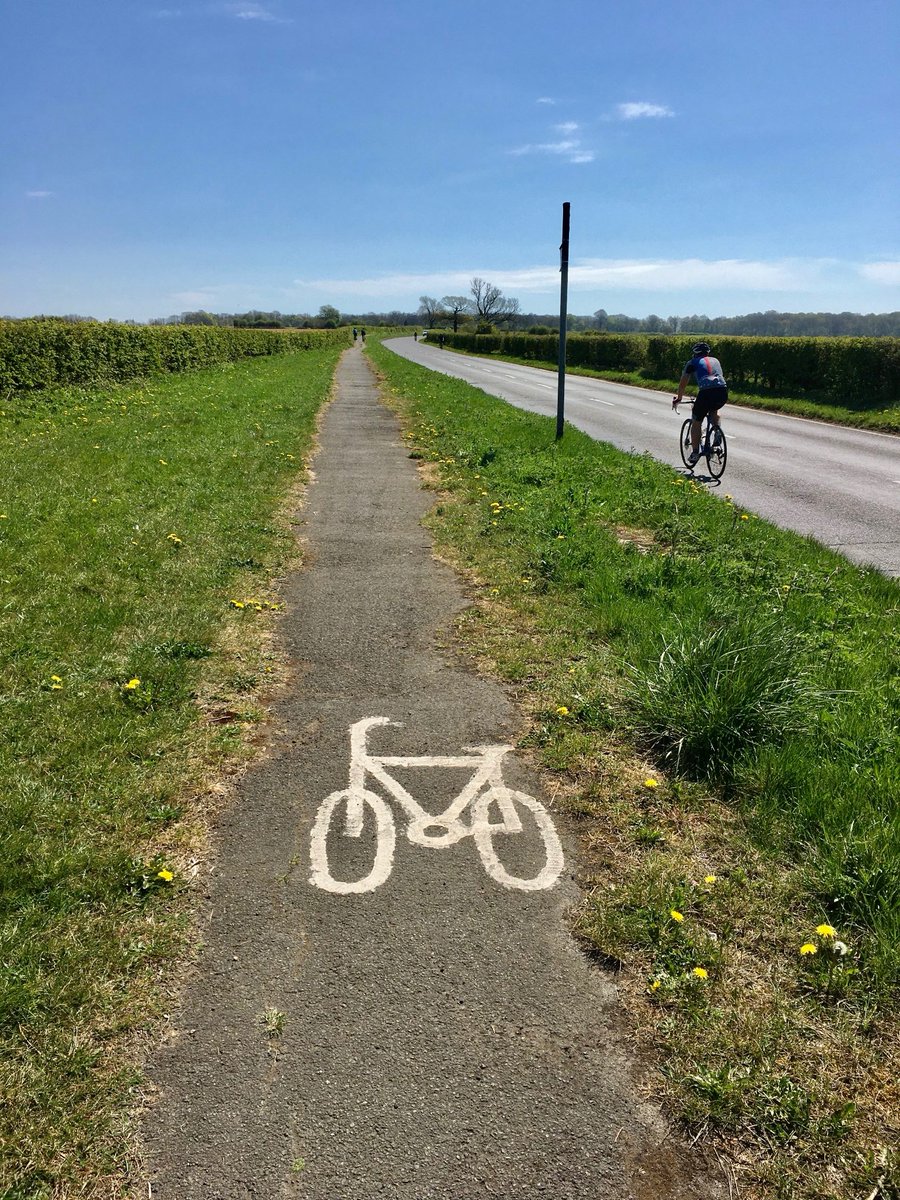 Sandford Police Comms (@sandford_police) on Twitter photo Pleased to see that <a href="/SandfordCouncil/">Sandford Council</a> have created a new segregated cycle lane along the A717
Unfortunately a cyclist appears to be using the main road. They will be fined £800.85 and risk having their bike seized and crushed Pleased to see that <a href="/SandfordCouncil/">Sandford Council</a> have created a new segregated cycle lane along the A717
Unfortunately a cyclist appears to be using the main road. They will be fined £800.85 and risk having their bike seized and crushed