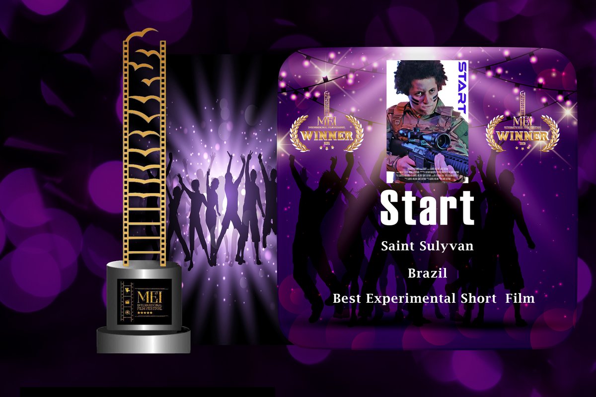 MEI INTERNATIONAL FILM FESTIVAL* 2025

WINNER MAR 31st

Project Name -- Start

Director -- Saint Sulyvan

Category -- Best Experimental Short Film

Country -- Brazil

#meiinternationalfilmfestival #winner #shortfilm #winner #filmfestival #independentfilmmaker #indiemovie