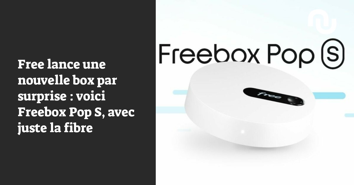 Numerama's tweet image. 🚨  Surprise : Free répond à B&amp;amp;You avec sa première Freebox 100% Internet, sans télévision et téléphone fixe.
➡️ l.numerama.com/pRC #breaking