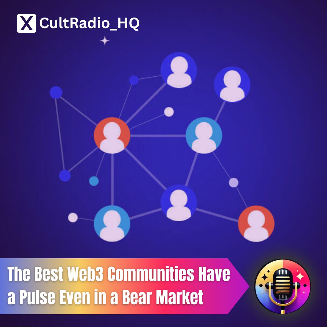 WeAreStateless's tweet image. Not every Web3 community thrives.
The ones that do?
They have a heartbeat.
You can feel it in the way members show up, even when the market doesn’t.
At @CultRadio_HQ, we broadcast those deeper stories—the ones that don’t fit into a roadmap.
#Web3Community #BuildInWeb3…