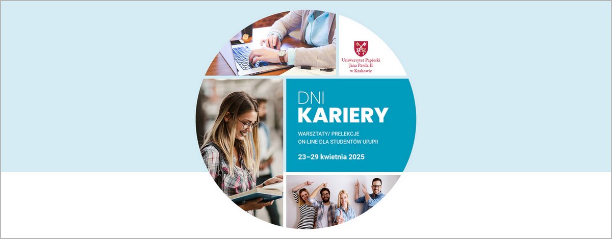 📢 Drodzy Studenci i Studentki #UPJP2!
🌟 Dni Kariery Online 2025 to wyjątkowa okazja, by zdobyć wiedzę, kontakty i inspirację do działania!
📅 23–29 kwietnia 2025 (poniedziałek–piątek)
💻 Online
🔗 Harmonogram i formularz zapisów: tiny.pl/7t05r0jc