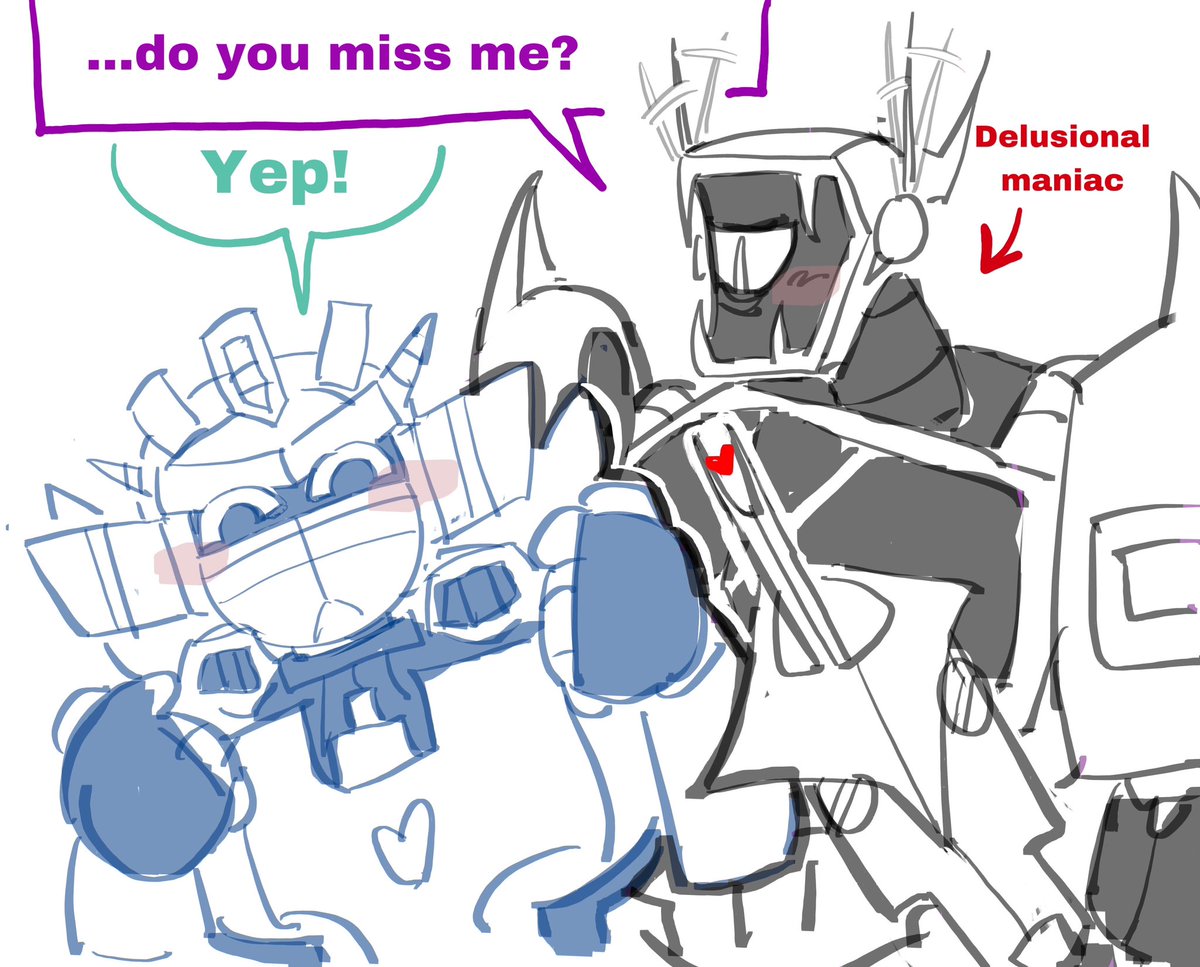 sounstarr's tweet photo. Doodling an AU I dreamt abt
#shockjack #transformers #Shockwave #wheeljack https://t.co/jnrbFj7fxF