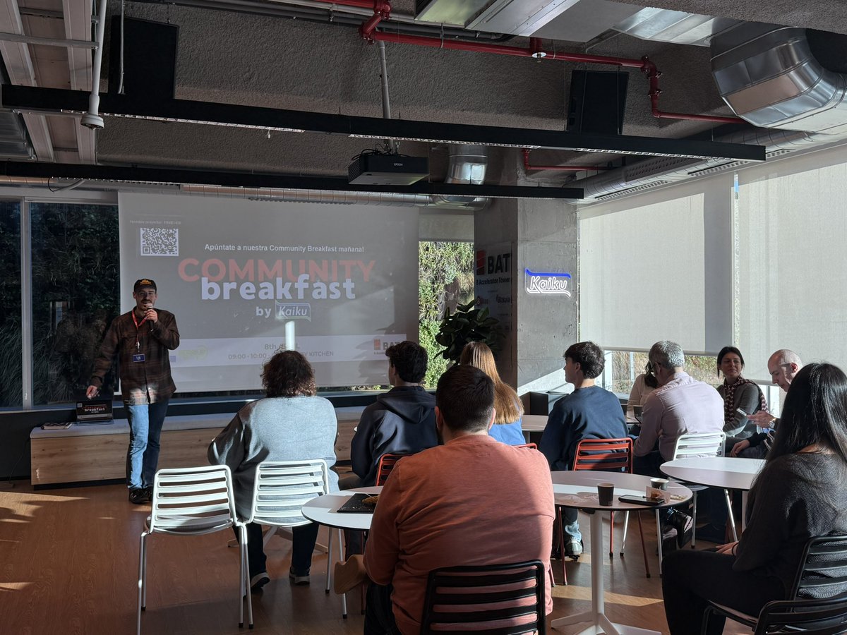 BAT_Tower's tweet image. ☕ ¡Arrancamos #CommunityBreakfast de la mano de @EITFood y @BerriUp!

Hoy exploraremos oportunidades únicas para startups y personas emprendedoras en los sectores de agroalimentación y deeptech.

Y por supuesto, en compañía de @kaikucaffelatte 🫶🏻