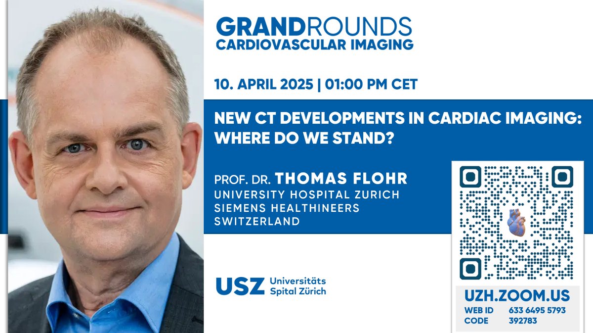 Cardiology USZ (@cardiozurich) on Twitter photo 📅10. Apr 📺Join Prof. Thomas Flohr to explore #YesCCT breakthroughs from where we stand to where we're heading 🔗 Info: usz.ch/en/event/new-c… With Profs. <a href="/rmanka_/">Robert Manka</a> & <a href="/Alkadhi_rad/">Alkadhi</a> at <a href="/Unispital_USZ/">Unispital_USZ</a> 💫
<a href="/RadiologieUSZ/">Radiologie USZ</a> <a href="/SiemensHealth/">Siemens Healthineers</a> <a href="/SiemensHealthPR/">Siemens Healthineers Press</a> <a href="/NAjmoneMarsan/">Nina Ajmone Marsan</a> 📅10. Apr 📺Join Prof. Thomas Flohr to explore #YesCCT breakthroughs from where we stand to where we're heading 🔗 Info: usz.ch/en/event/new-c… With Profs. <a href="/rmanka_/">Robert Manka</a> & <a href="/Alkadhi_rad/">Alkadhi</a> at <a href="/Unispital_USZ/">Unispital_USZ</a> 💫
<a href="/RadiologieUSZ/">Radiologie USZ</a> <a href="/SiemensHealth/">Siemens Healthineers</a> <a href="/SiemensHealthPR/">Siemens Healthineers Press</a> <a href="/NAjmoneMarsan/">Nina Ajmone Marsan</a>
