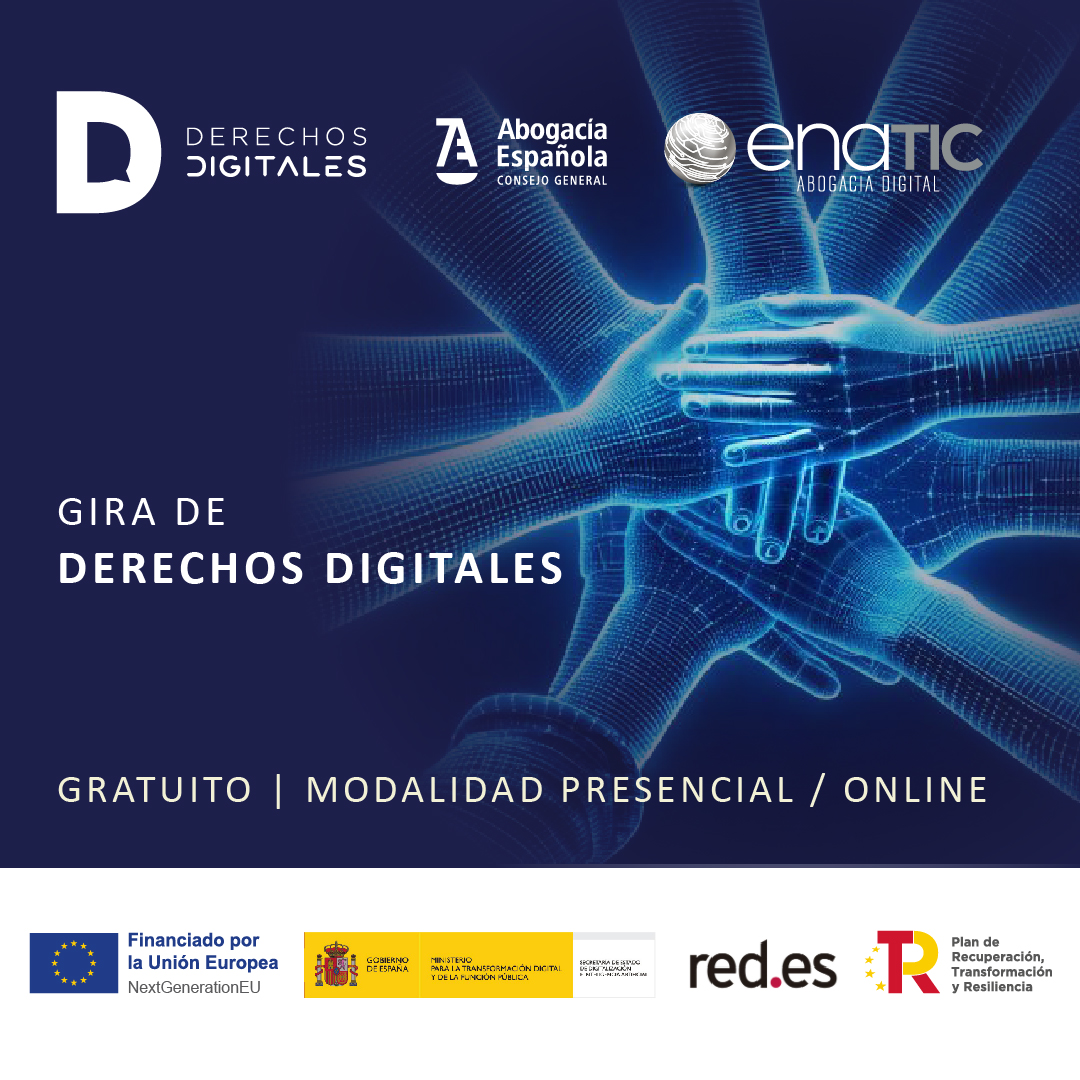 🚀¡Pamplona da el pistoletazo de salida a la Gira de Derechos Digitales!
🗓️Arranca el 10 de abril en <a href="/MICAPinforma/">MICAP</a>.
⌚17h
💻 También se podrá seguir online
🤝<a href="/redpuntoes/">Red.es</a>, <a href="/ENATIC1/">ENATIC</a>
📝INSCRIPCIONES👇
abogacia.es/actualidad/not…
#DerechosDigitales
#PlanDeRecuperación
#NextGenerationEU