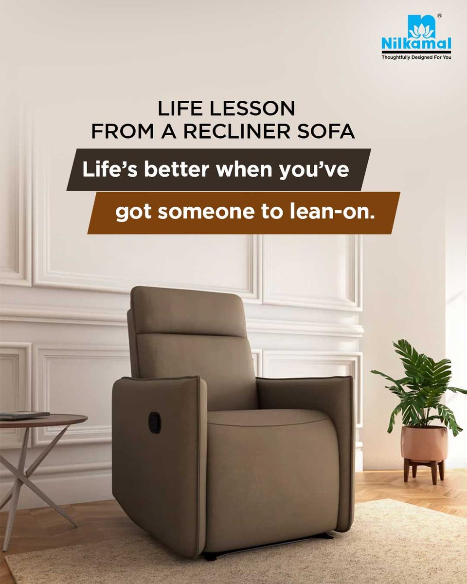 In a world that moves fast, find comfort in something that always has your back. 💺🫶

Explore our “Home furniture collection”. Visit our website - link in the bio.​

#Nilkamal #furniture #NilkamalFurniture #LifeLessonsFromFurniture