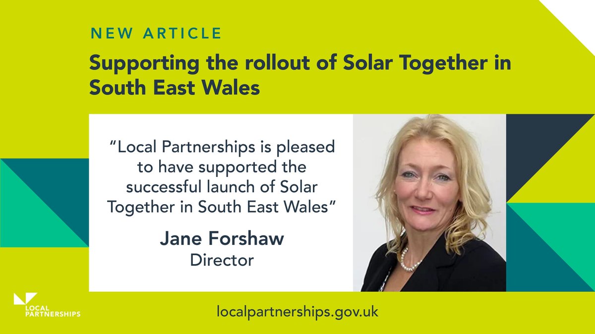 Over 100,000 households in South East Wales could benefit from cleaner, greener energy thanks to the first regional rollout of Solar Together, a group buying renewable energy initiative. ☀️

Read the full article to learn more about the process, our role and what’s next for the