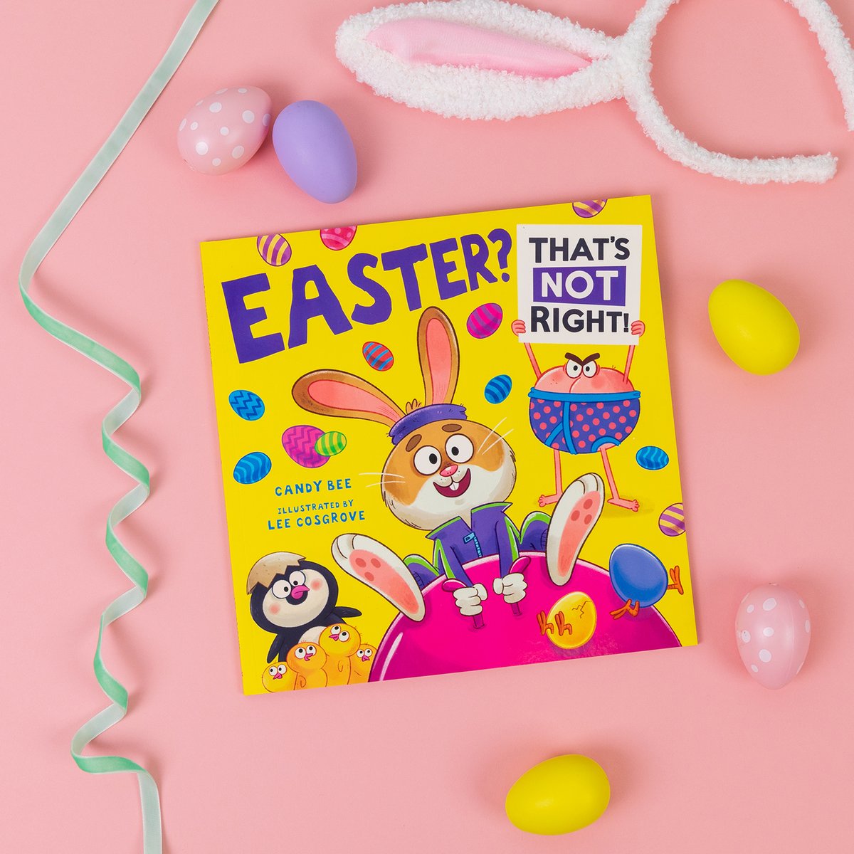 It’s Easter with a twist in this hilarious mix-up of eggs with legs and hot cross BUMS from Candy Bee 🐣🥚😂
With hilarious illustrations throughout from Lee Cosgrove <a href="/gorillustrator/">Lee Cosgrove</a>, this silly seasonal story is bound to have kids hopping with delight! 🐰