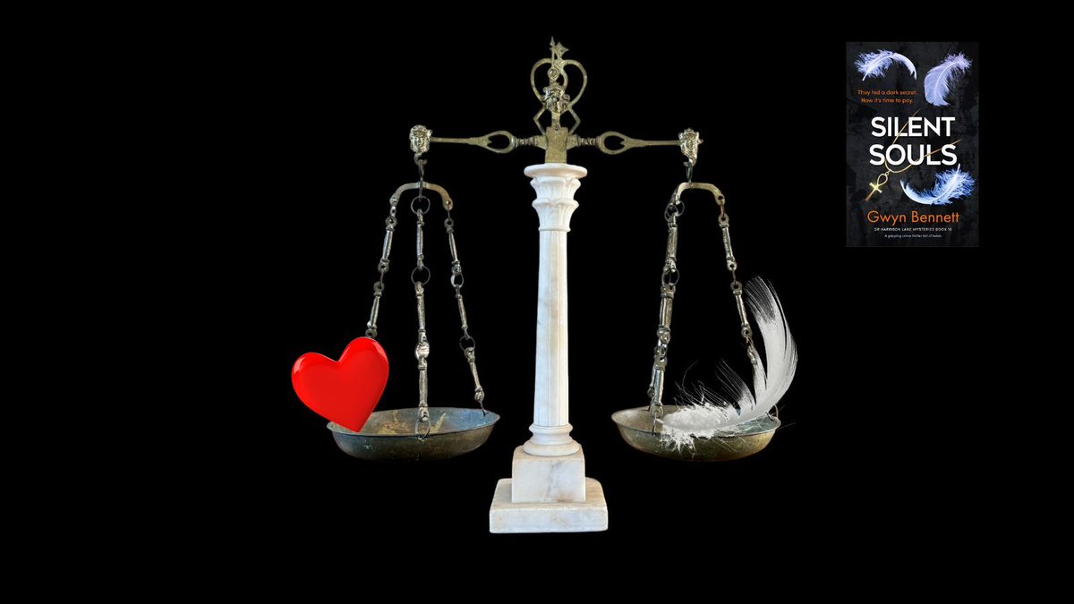 A set of weighing scales feature in Silent Souls. Why? Egyptian goddess, Ma'at is the god of balance and justice. After death, the soul passes through the Hall of Judgement and their heart is weighed against Ma'at's feather of truth. A heavier heart meant no afterlife.