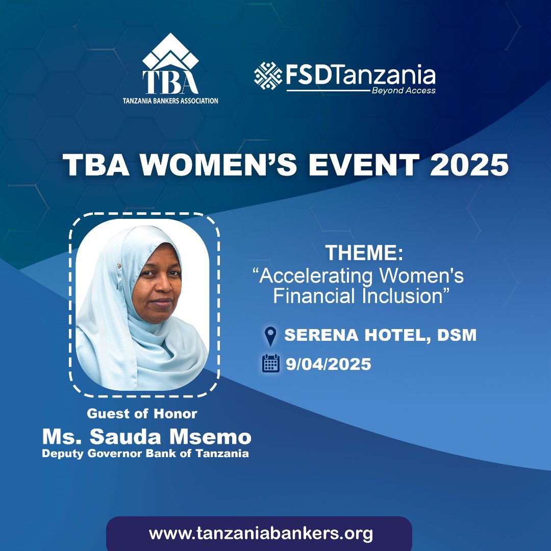 Join us on April 9th, 2025, for the TBA Women Event themed ‘Accelerating Women’s Financial Inclusion,’ as we explore transformative strategies to empower women in financial spaces and foster greater economic participation. #tbaforbankers #tbawomenevent #womenevent2025