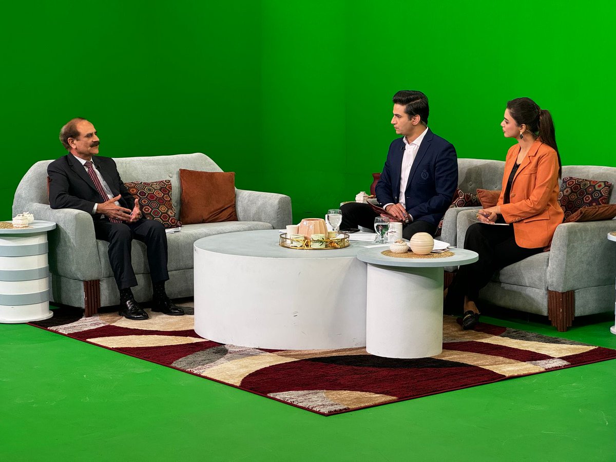 Chairman PARC Dr. Ghulam Muhammad Ali was invited as a Morning Show guest today at Hum tv Network
<a href="/DrGMAlii/">Dr Ghulam Muhammad Ali</a>